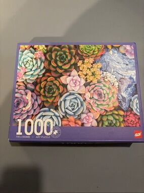 Succulent 1000 piece jigsaw puzzle